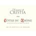 Domaine de Cristia Cotes du Rhone 2007 Front Label