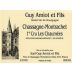 Guy Amiot Chassagne Montrachet Les Chaumees 2014 Front Label
