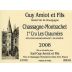Guy Amiot Chassagne Montrachet Les Chaumees 2008 Front Label