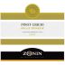Zonin Pinot Grigio 2007 Front Label