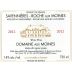 Domaine aux Moines Savennieres Roches aux Moines 2012 Front Label