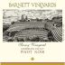 Barnett Vineyards Savoy Vineyard Pinot Noir 2007 Front Label