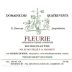 Duboeuf Fleurie Domaine des Quatre Vents 2008 Front Label