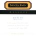 Santa Ema Reserva Merlot 2007 Front Label