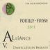 Daniel & Julien Barraud Pouilly-Fuisse Alliance 2011 Front Label