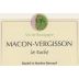 Daniel & Julien Barraud Macon-Vergisson La Roche 2016 Front Label