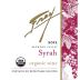 Frey Organic Syrah 2012 Front Label