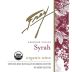 Frey Organic Syrah 2014 Front Label