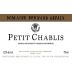 Bernard Defaix Petit Chablis 2015 Front Label