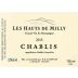 Bernard Defaix Les Hauts de Milly Chablis 2015 Front Label