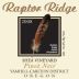 Raptor Ridge Shea Vineyard Pinot Noir 2008 Front Label