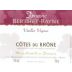 Domaine A. Berthet-Rayne Cotes du Rhones 2013 Front Label