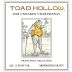 Toad Hollow Chardonnay 2008 Front Label