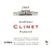 Chateau Clinet 2003 Front Label