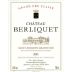 Chateau Berliquet 2005 Front Label