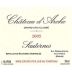 Chateau d'Arche Sauternes 2005 Front Label