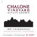 Chalone Estate Chardonnay 2007 Front Label