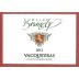 Domaine Brunely Vacqueryas Blanc 2013 Front Label