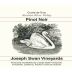 Joseph Swan Cuvee de Trois Pinot Noir 2007 Front Label