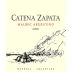 Catena Zapata Argentino Vineyard Malbec 2006 Front Label