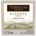 Terrazas de los Andes Reserva Torrontes 2008 Front Label