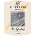 Fulkerson Riesling 2014 Front Label