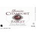 Domaine Chamfort Cotes du Rhone Villages Sablet 2010 Front Label