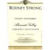 Rodney Strong Alexander Valley Estate Cabernet Sauvignon 2007 Front Label