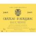 Chateau d'Aurilhac Haut Medoc 2005 Front Label