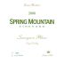 Spring Mountain Vineyard Napa Valley Sauvignon Blanc 2008 Front Label
