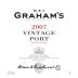 Graham's Vintage Port 2007 Front Label