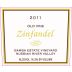 Gamba Estate Vineyard Old Vine Zinfandel 2011 Front Label