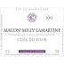 Cordier Macon Milly Lamartine Le Verdat 2012 Front Label