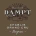 Daniel Dampt Chablis Grand Cru Bougros 2012 Front Label