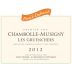 David Duband Chambolle-Musigny Premier Cru Les Gruenchers 2012 Front Label