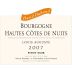 David Duband Bourgogne Haut Cotes de Nuits Louis Auguste 2007 Front Label