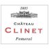 Chateau Clinet 2005 Front Label