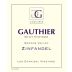 Gauthier Los Chamizal Vineyard Zinfandel 2013 Front Label