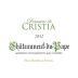 Domaine de Cristia Chateauneuf-du-Pape Blanc 2012 Front Label