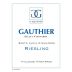 Gauthier Hillside Vineyard Riesling 2011 Front Label