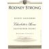 Rodney Strong Charlotte's Home Sauvignon Blanc 2009 Front Label