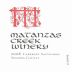 Matanzas Creek Cabernet Sauvignon 2006 Front Label