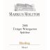 Markus Molitor Urziger Wurzgarten Riesling Spatlese 2008 Front Label