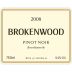 Brokenwood Beechworth Pinot Noir 2008 Front Label