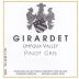 Girardet Pinot Gris 2013 Front Label