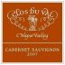 Clos du Val Napa Valley Cabernet Sauvignon 2007 Front Label