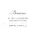 Domaine de Montille Beaune Les Aigrots Blanc Premier Cru 2011 Front Label