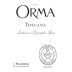 Orma Toscana 2006 Front Label