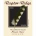 Raptor Ridge Willamette Valley Pinot Noir 2008 Front Label