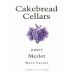 Cakebread Merlot 2007 Front Label